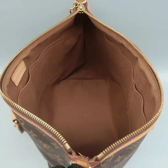 100% Authentic Louis Vuitton Palermo Brown Monogram Canvas Satchel - Picture 10 of 12